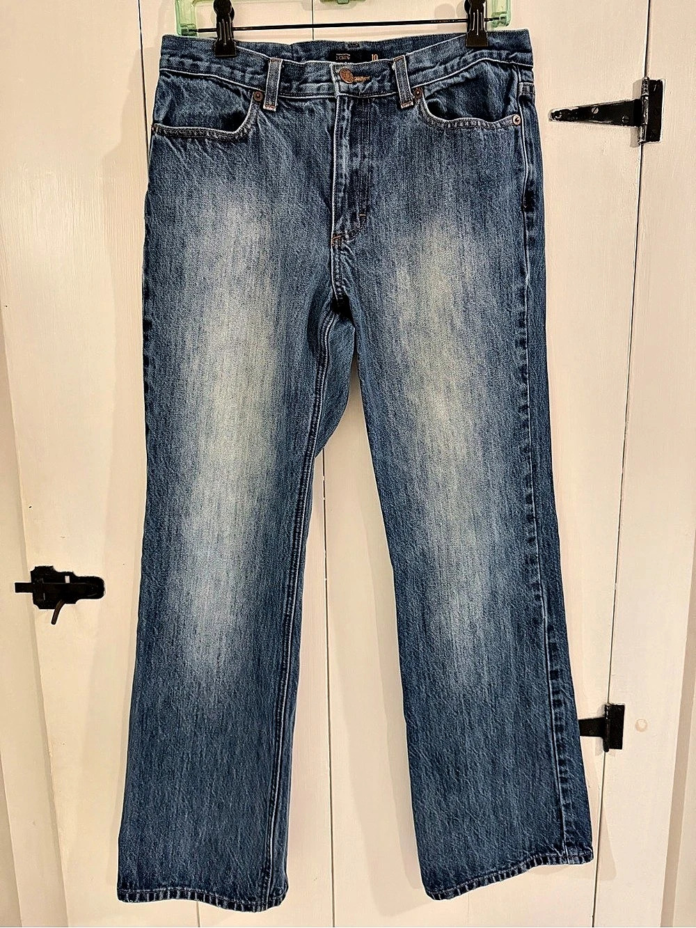 J.Crew Toothpick Straight Leg Jeans Blue Waist 10